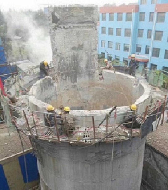 水泥煙囪拆除-怎么拆除水泥煙囪？
